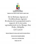De la Reforma Agraria al Neoliberalismo Agrario: Evolución de la propiedad rural e impacto de la invasión agroindustrial en La Manga, San Pedro, Melipilla (1971-2019)